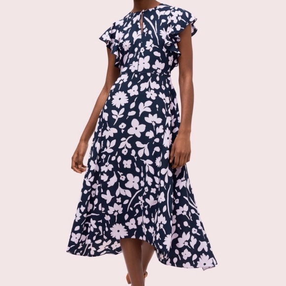kate spade Dresses & Skirts - Kate Spade Splash Flutter Sleeve Dress SZ 4 NWOT